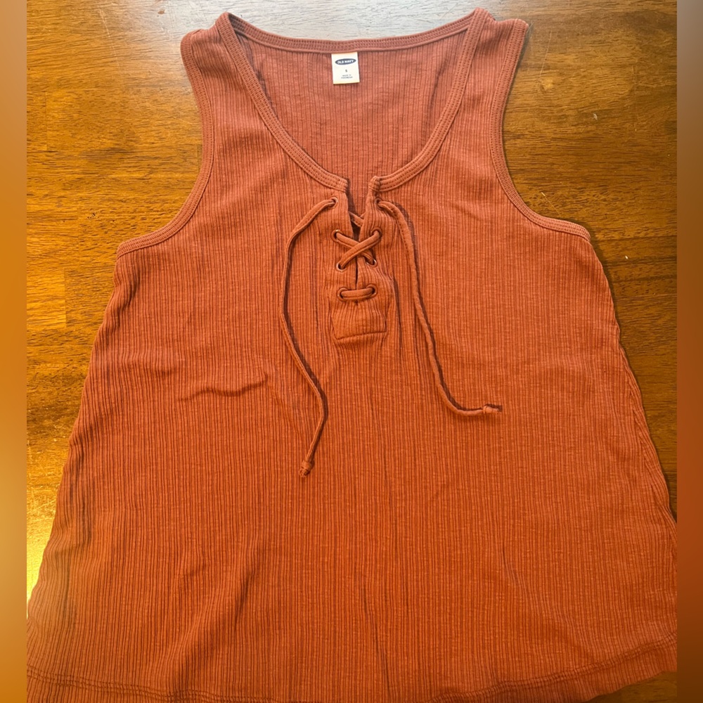 Old Navy Rust Sleeveless Top